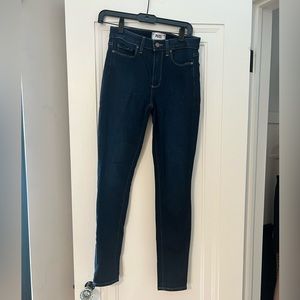 Paige skinny jeans, 27 inch waist, 38 inch length
